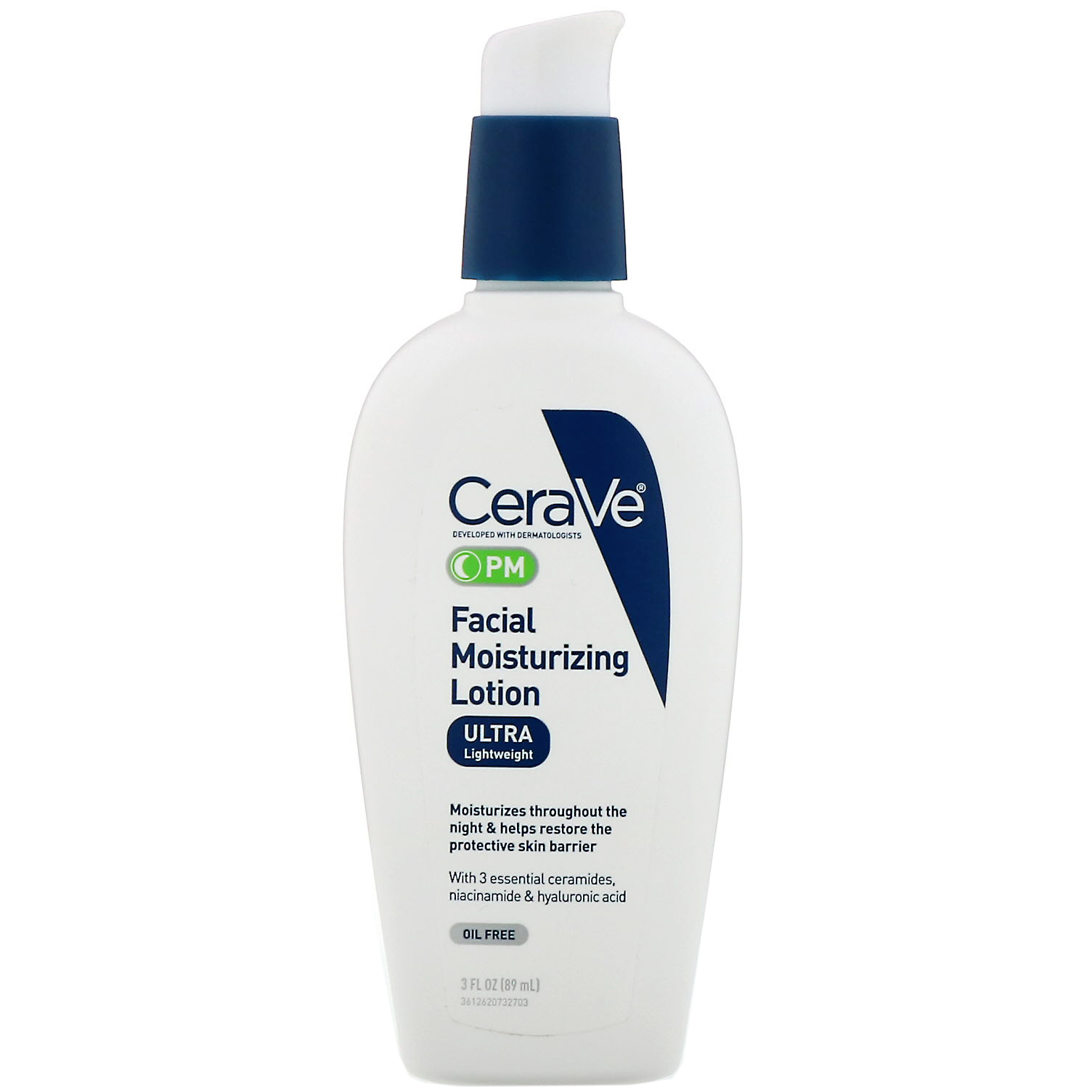 CeraVe, PM Facial Moisturizing Lotion, 3 fl oz (89 ml) iHerb