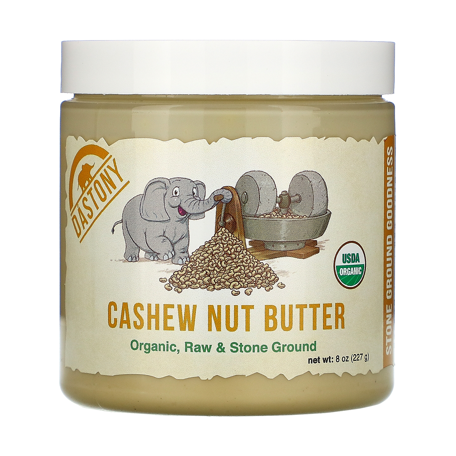 Dastony, Organic Cashew Nut Butter, 8 oz (227 g) iHerb