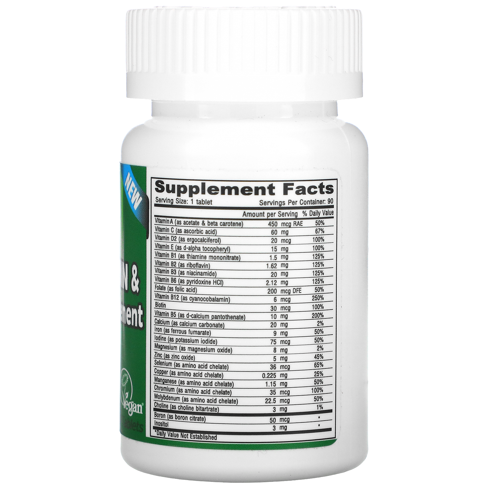 Deva, Vegan Multivitamin & Mineral Supplement, 90 Tablets iHerb