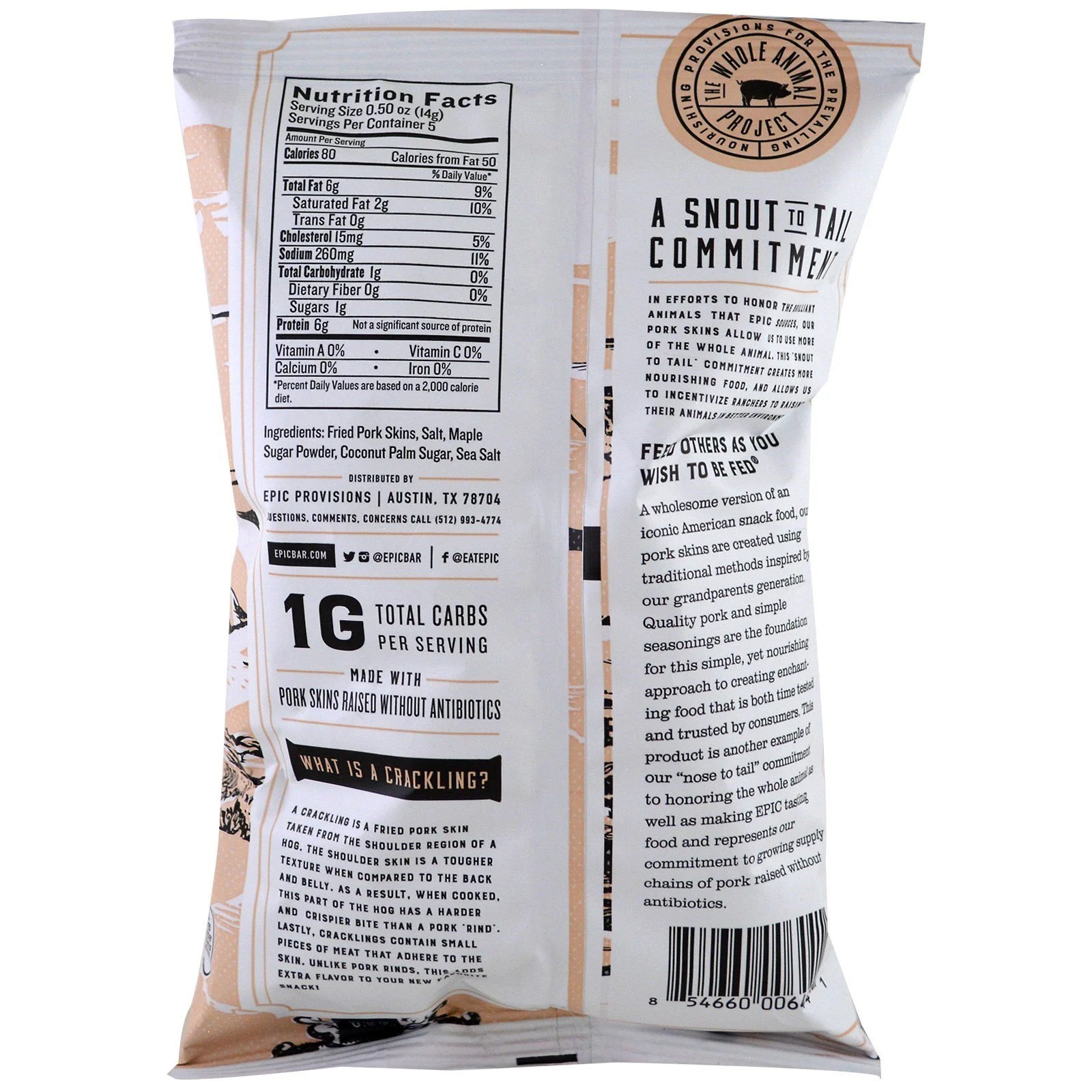 Pork Skins Nutrition Label Best Label Ideas 2019