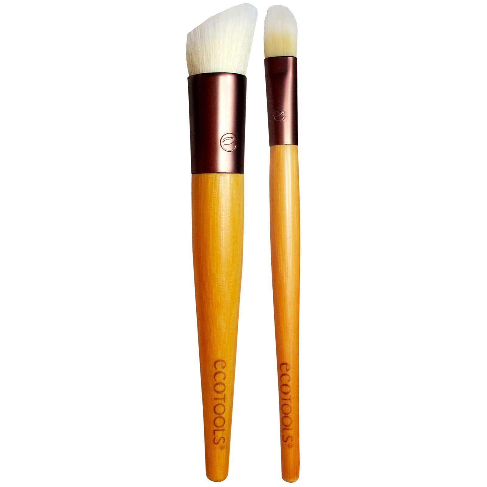 EcoTools, Skin Perfecting Brush for BB/CC Creams, 1 Brush + Bonus Brush