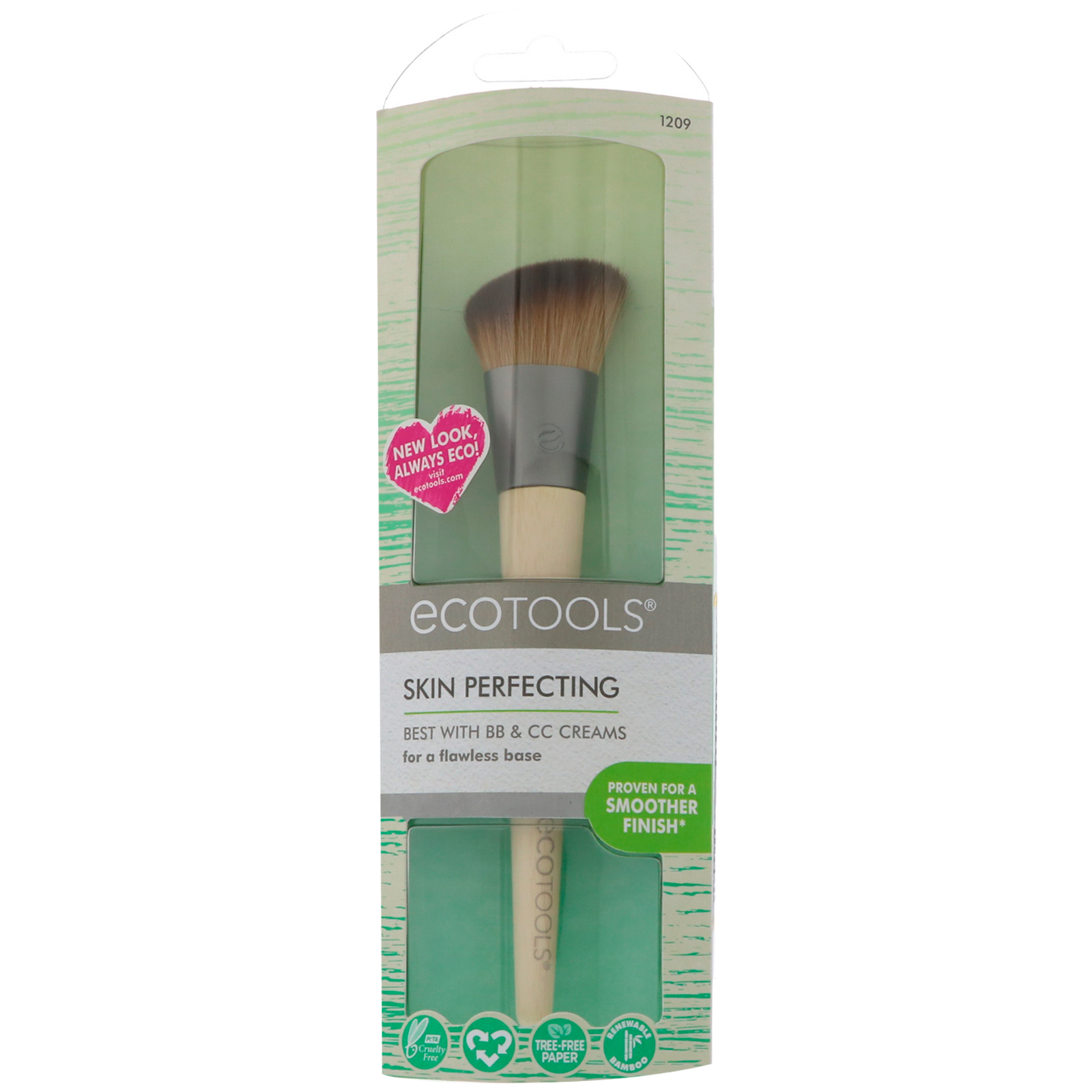EcoTools, Skin Perfecting Brush for BB/CC Creams, 1 Brush iHerb