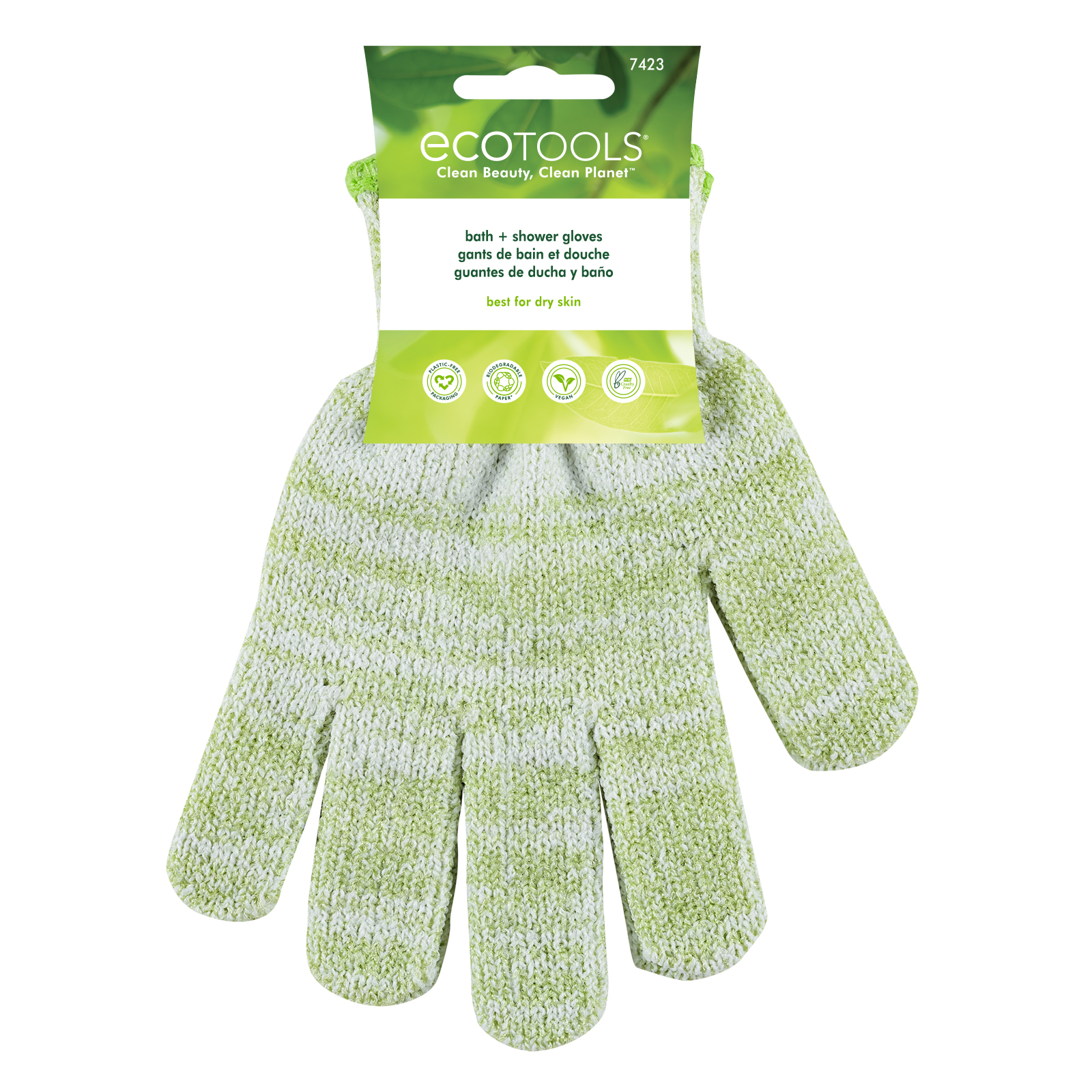 EcoTools, Bath + Shower Gloves, 1 Pair iHerb