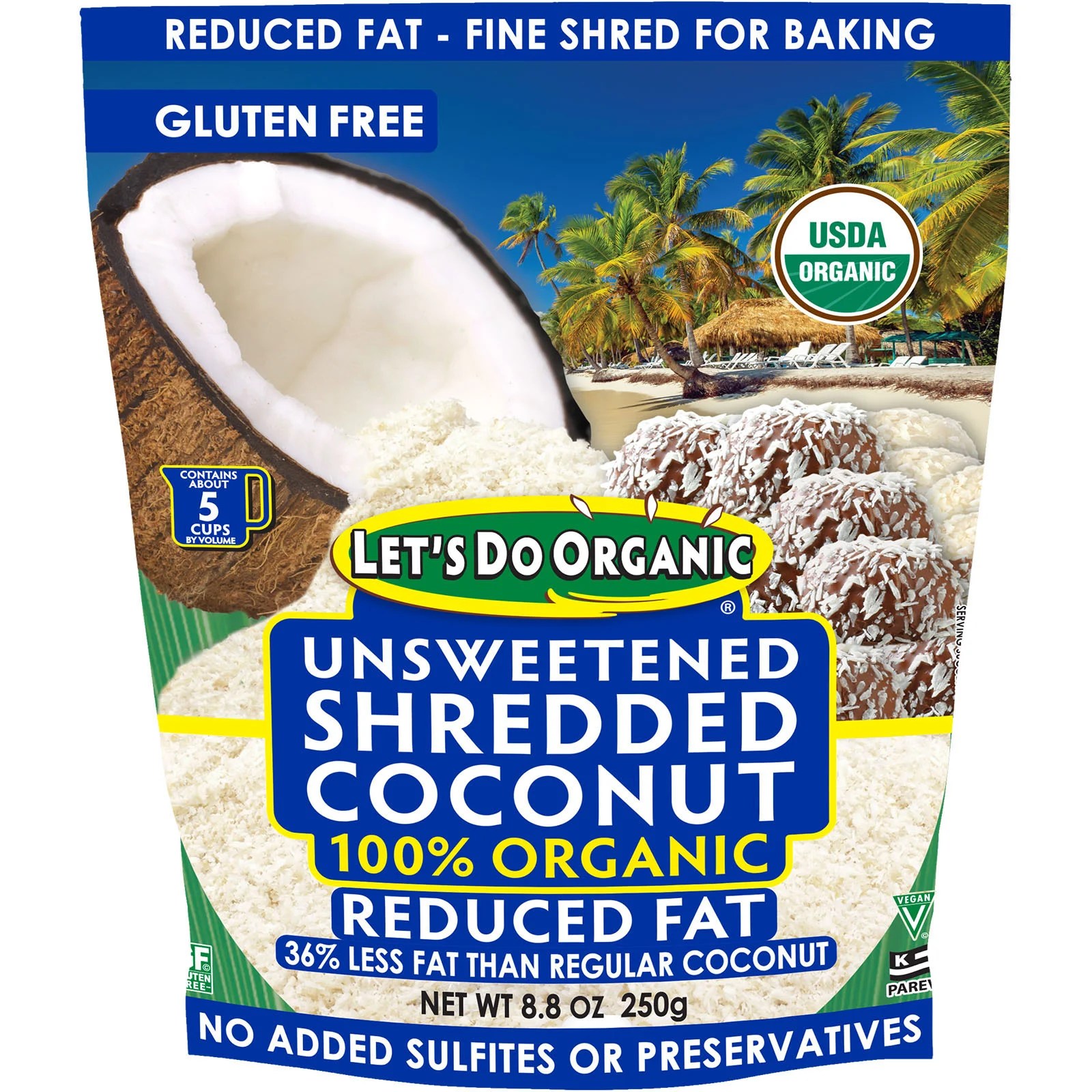 Edward & Sons, Let's Do Organic, 100 Organic Unsweetened Shredded