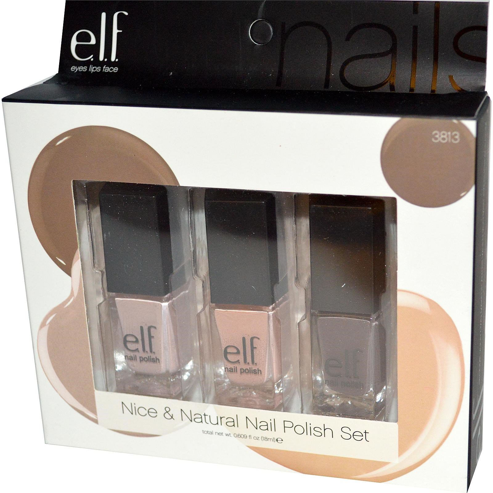 E.L.F., Nice & Natural Nail Polish Set, 0.203 fl oz (6 ml) Each iHerb