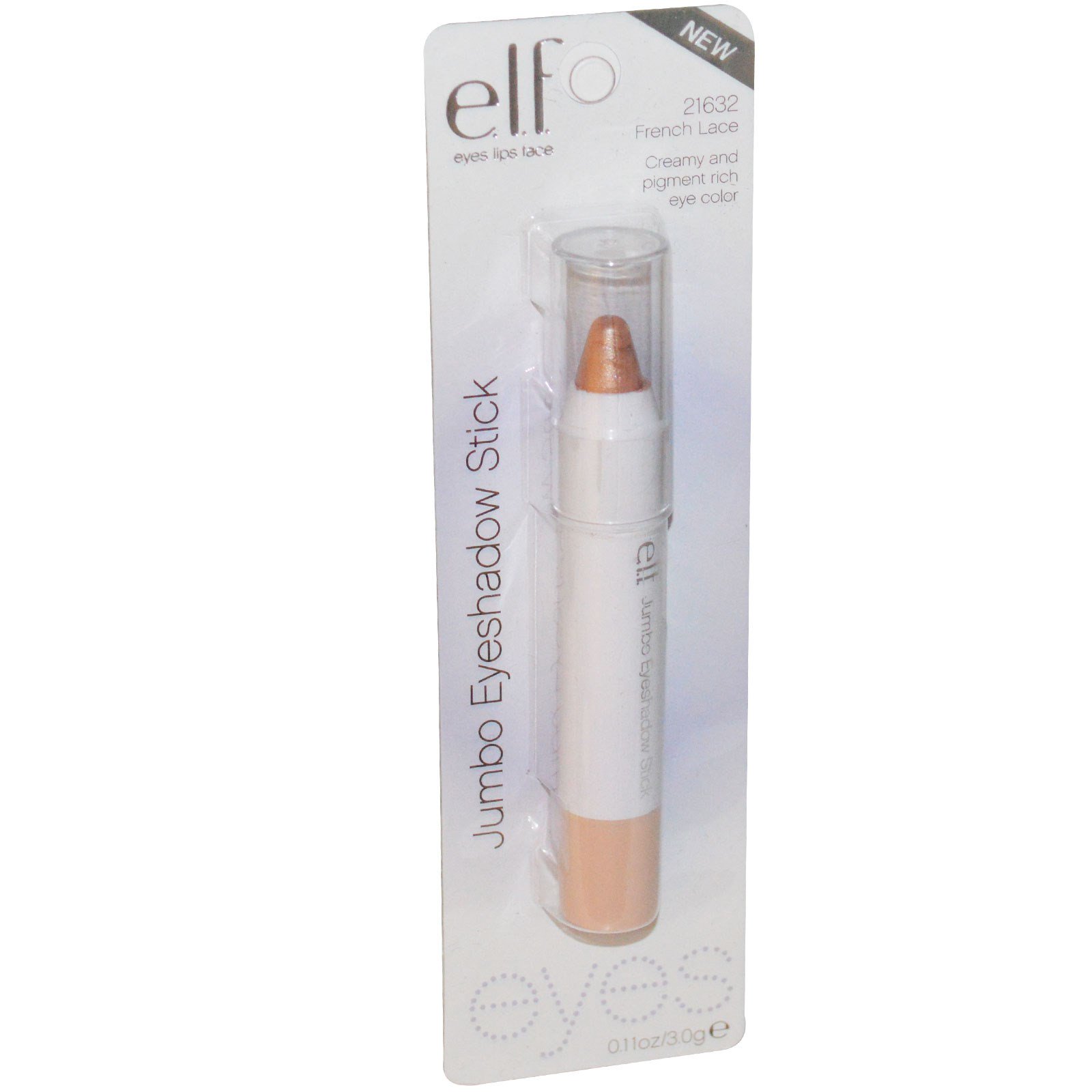 E.L.F., Jumbo Eyeshadow Stick, French Lace, 0.11 oz (3.0 g) iHerb