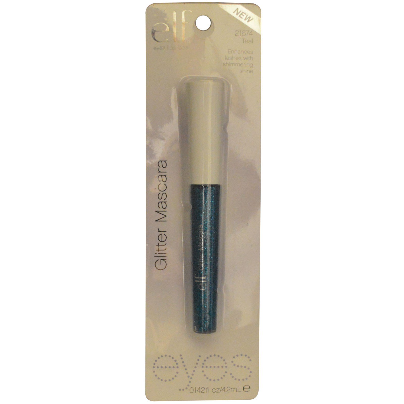 E.L.F., Glitter Mascara, Teal, 0.142 fl oz (4.2 ml) iHerb