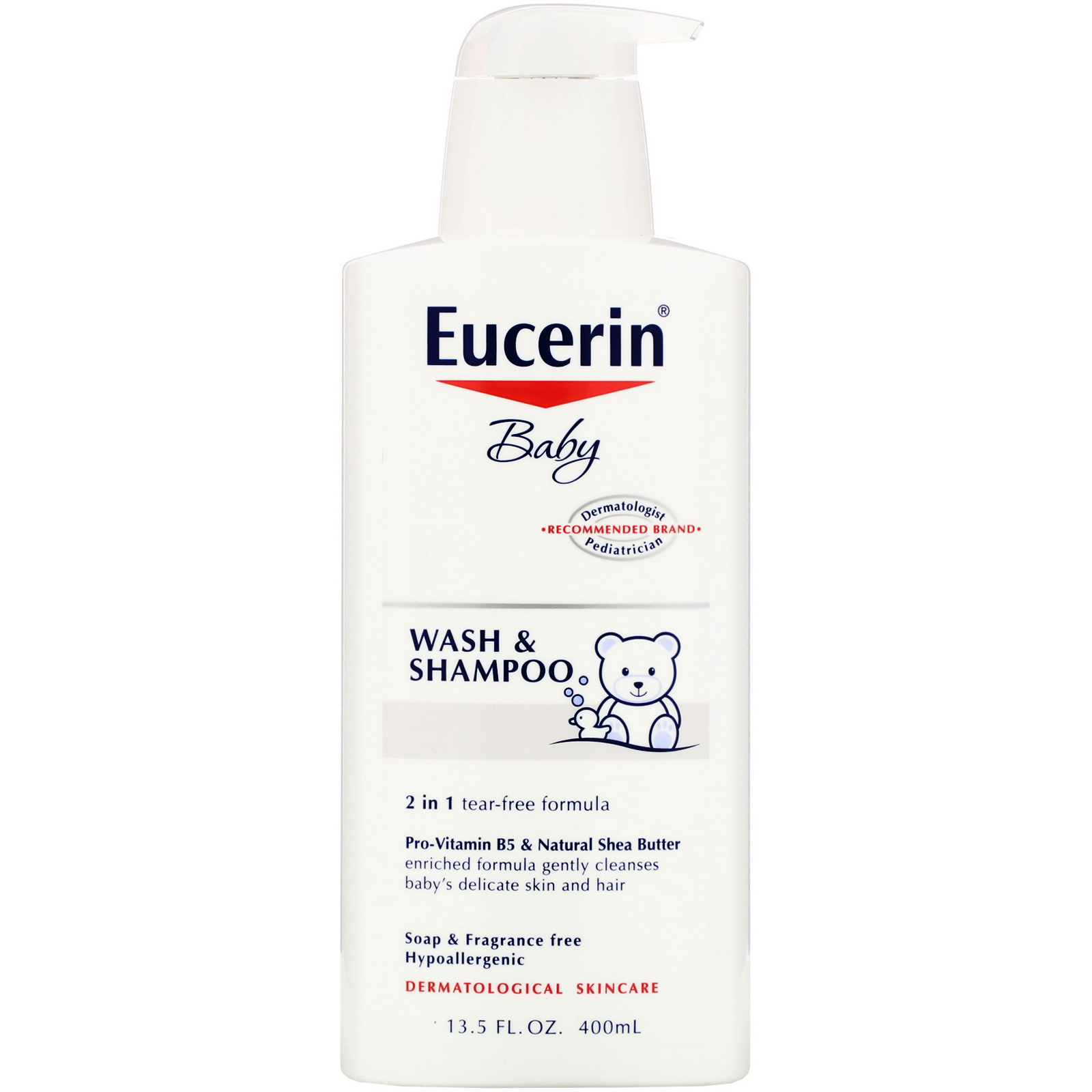 Eucerin Baby Wash Shampoo Fragrance Free 13 5 fl oz 400 ml Fragrance