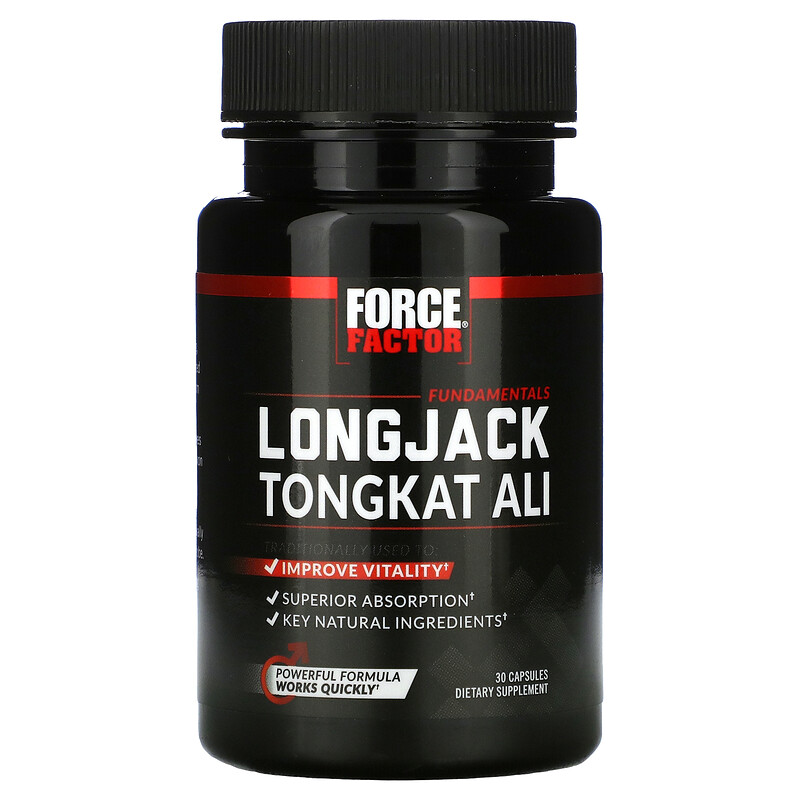 Force Factor, Longjack Tongkat Ali, 500 mg, 30 Capsules iHerb