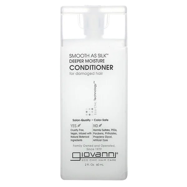 Giovanni, Smooth As Silk, Deeper Moisture Conditioner, For Damaged Hair