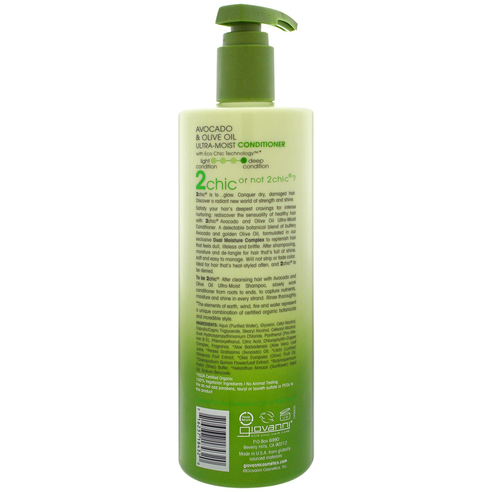 Giovanni, 2chic, UltraMoist Conditioner, for Dry, Damaged Hair