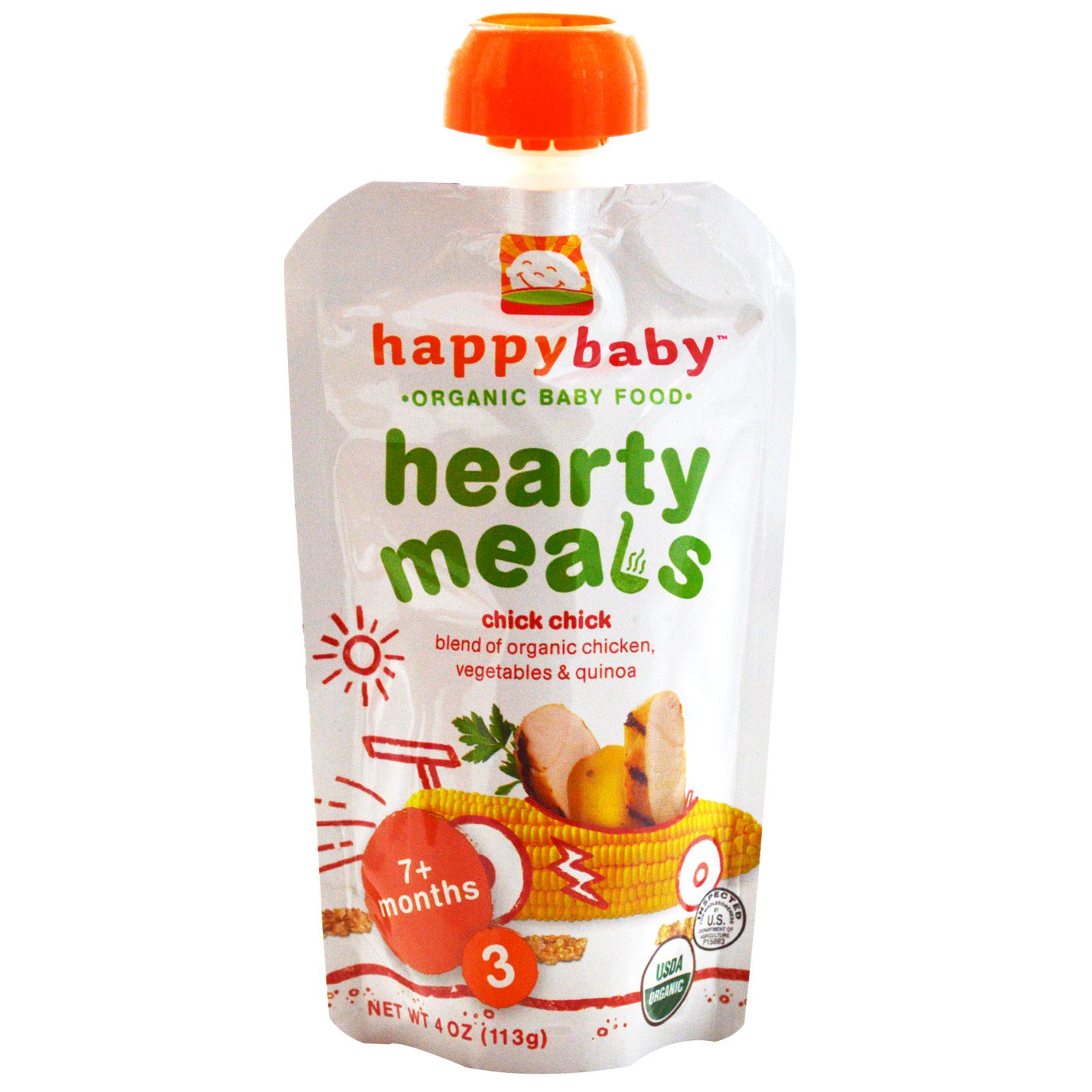 Happy Family Organics, Organic Baby Food, Hearty Meals, Chick Chick