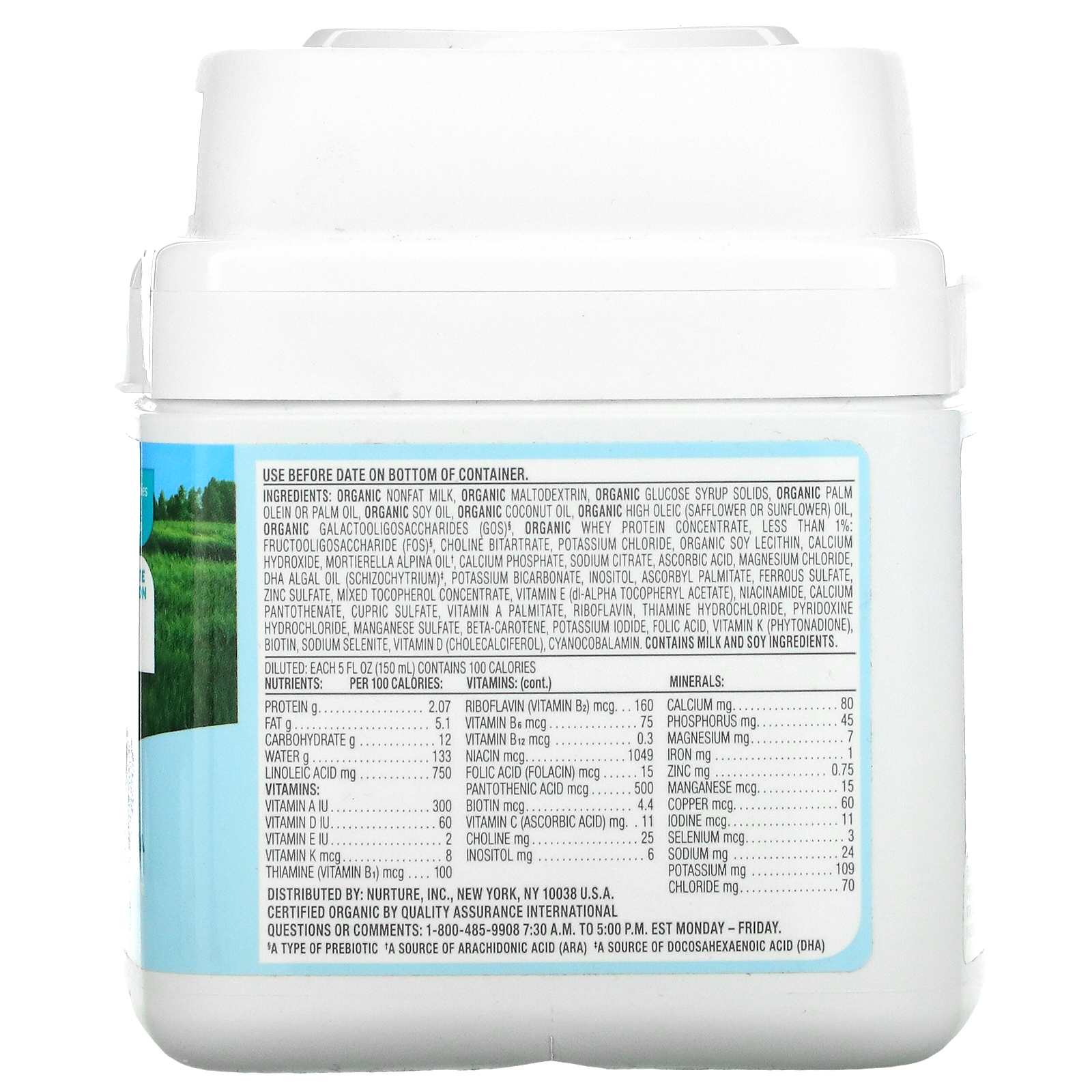 Happy Family Organics, Organics Happy Baby, Infant Formula With Iron, Stage 2, 012 Months, 21