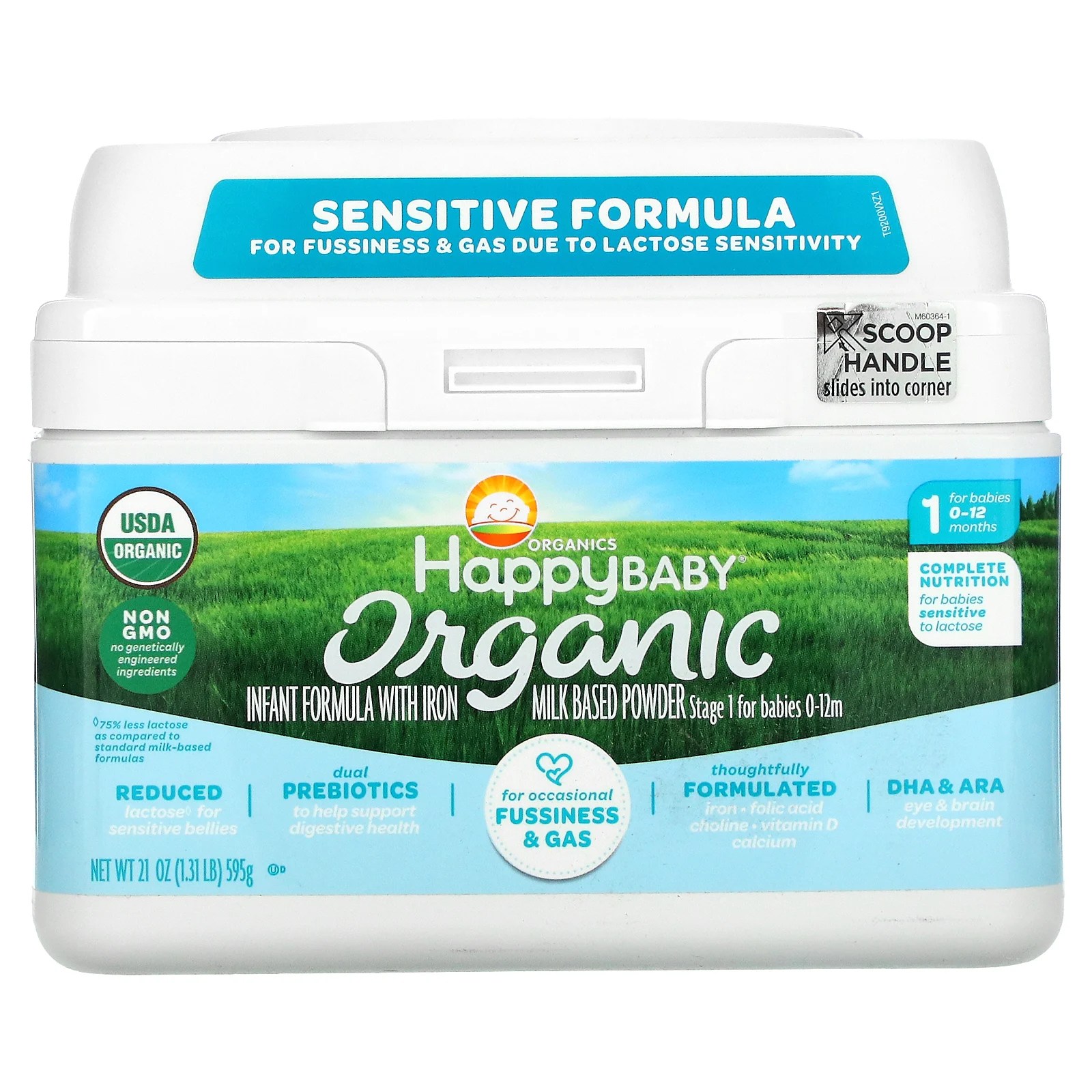 Happy Family Organics, Organics Happy Baby, Infant Formula With Iron