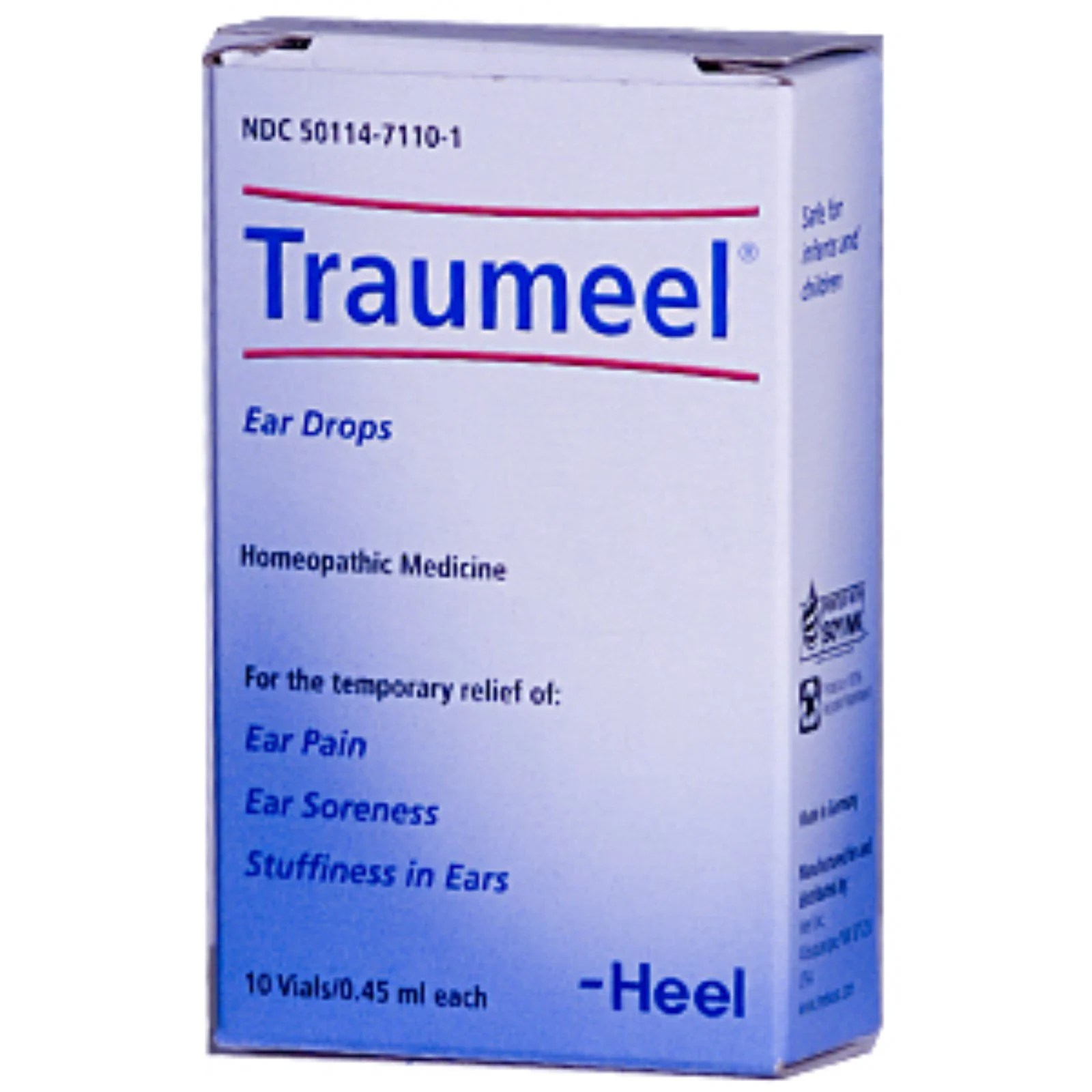 MediNatura, Ear Drops, Homeopathic Medicine, 10 Vials/0.45 ml each