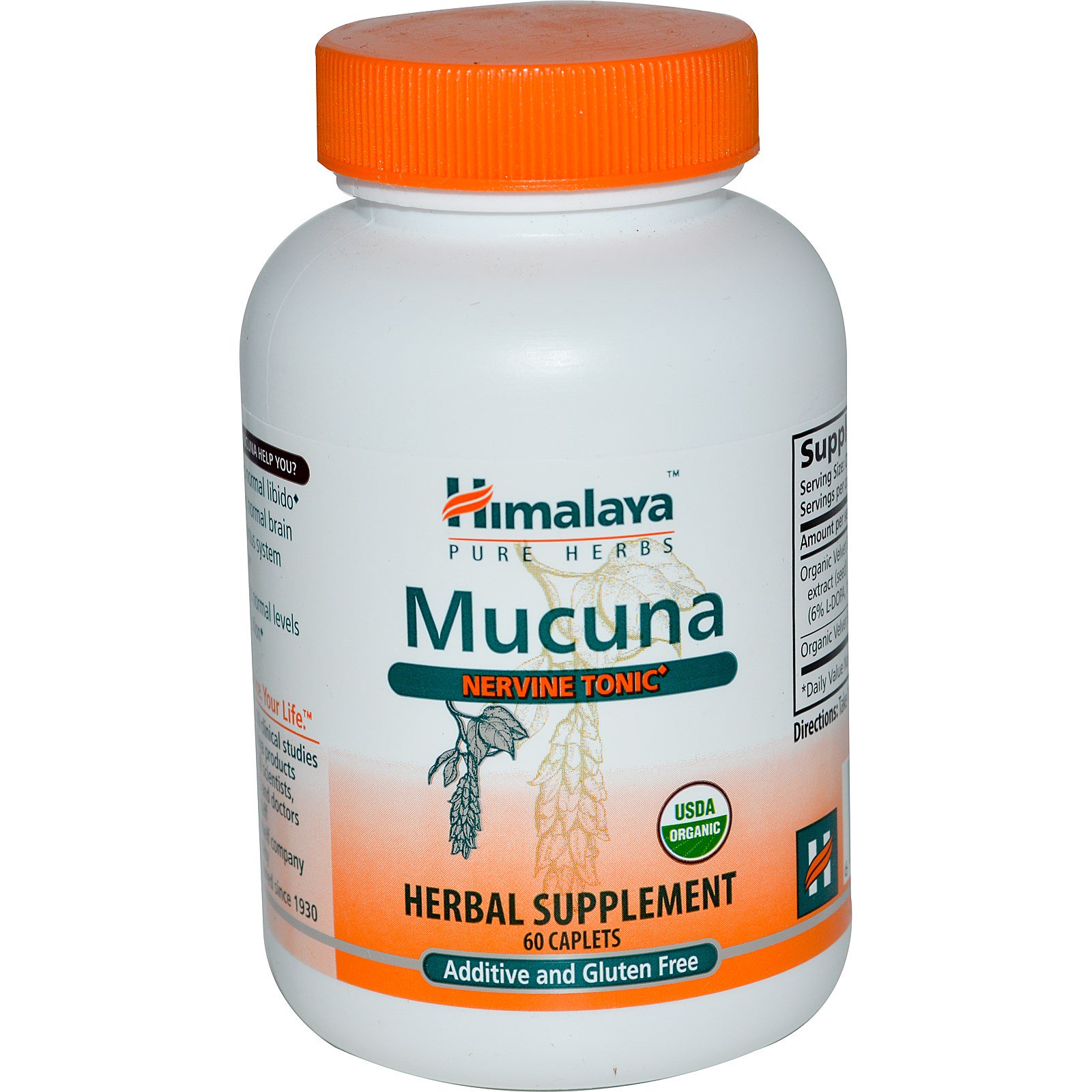 Himalaya, Mucuna, Nervine Tonic, 60 Caplets