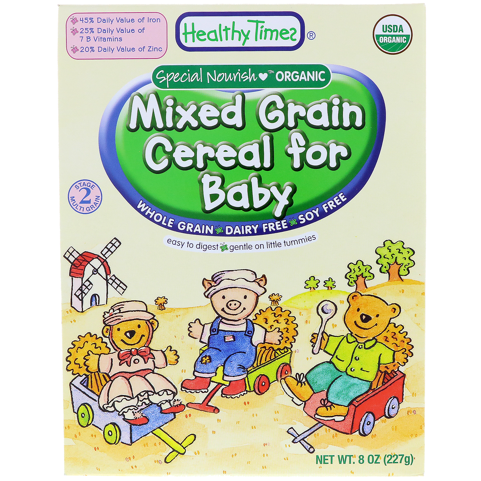 Healthy Times, Mixed Grain Cereal for Baby, 8 oz (227 g)