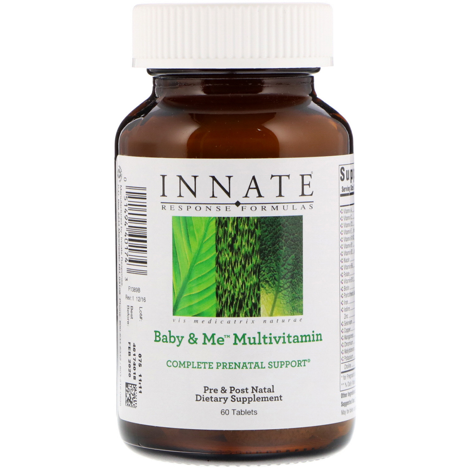 Innate Response Formulas, Baby & Me Multivitamin, 60 Tablets iHerb
