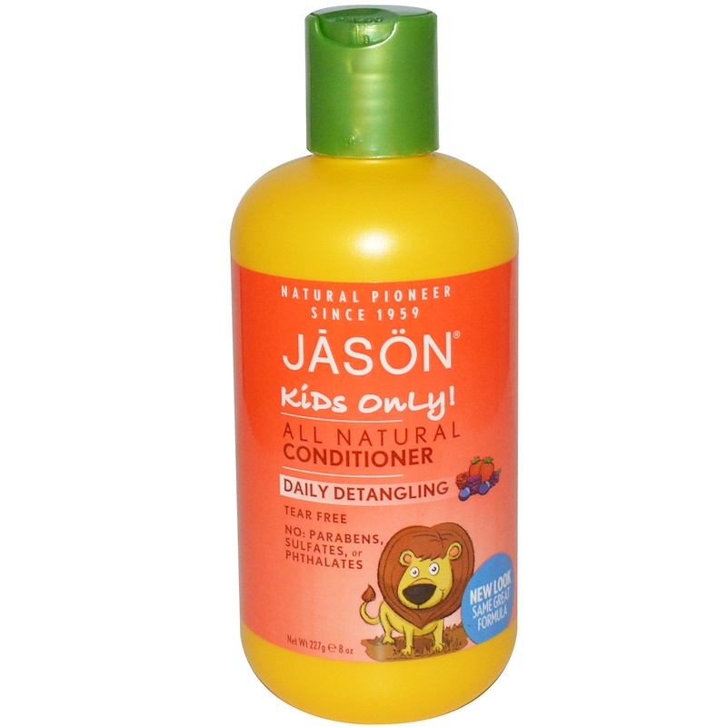 Jason Natural, Kids Only!, Daily Detangling Conditioner, 8 oz (227 g
