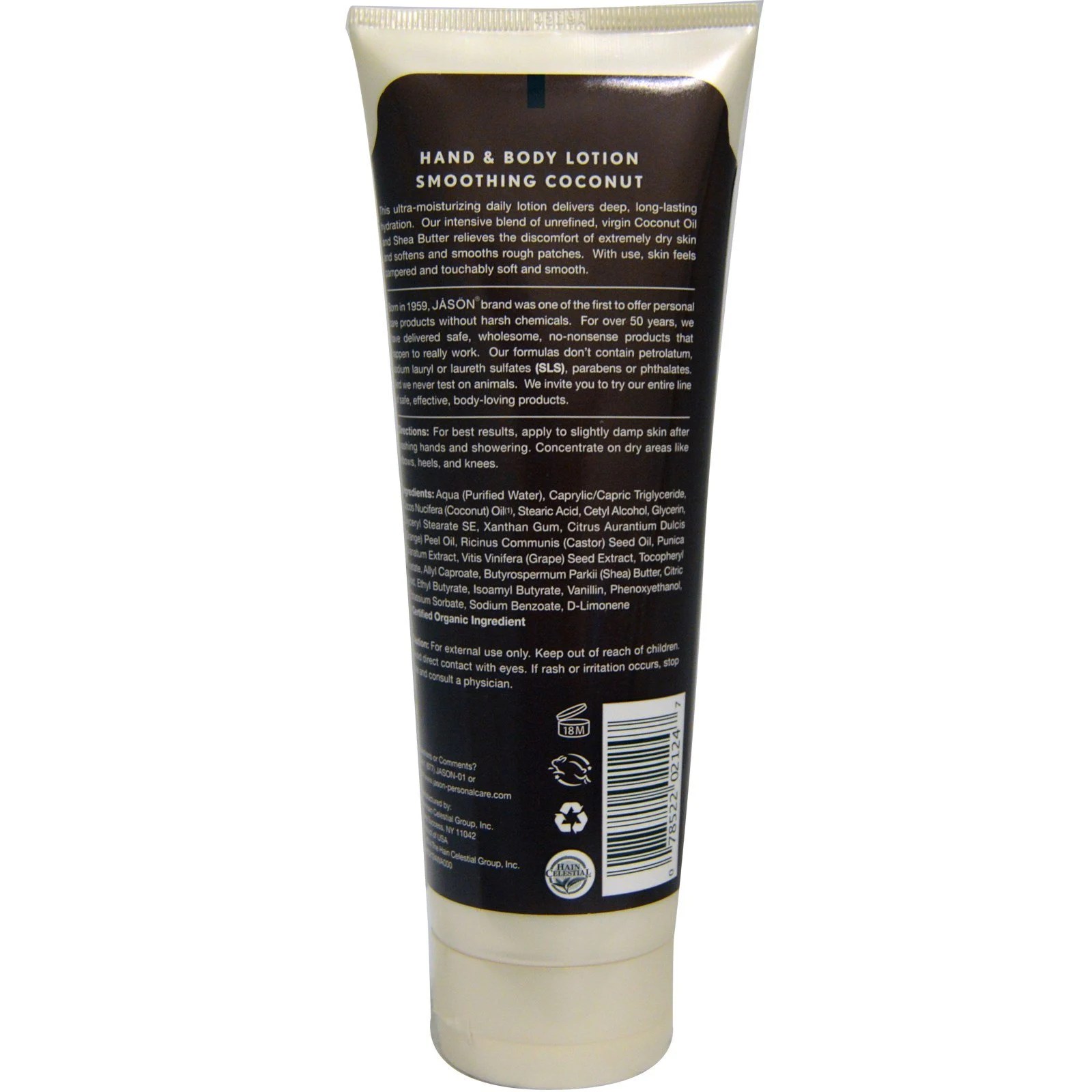 Jason Natural, Hand & Body Lotion, Smoothing Coconut, 8 oz (227 g) iHerb