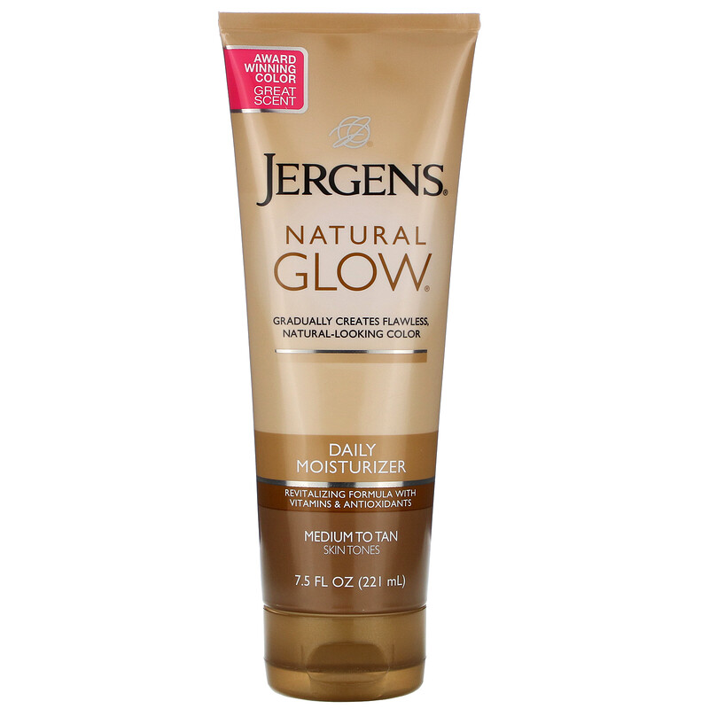 Jergens, Natural Glow, Daily Moisturizer, Medium to Tan, 7.5 fl oz (221