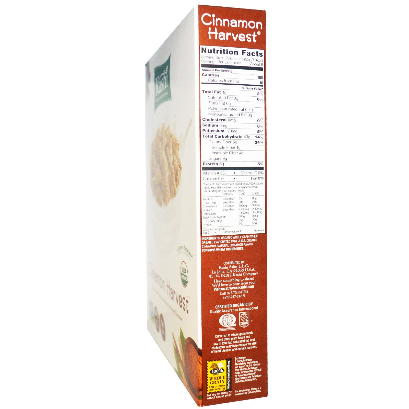 Kashi, Cinnamon Harvest Cereal, 16.3 oz (462 g) iHerb