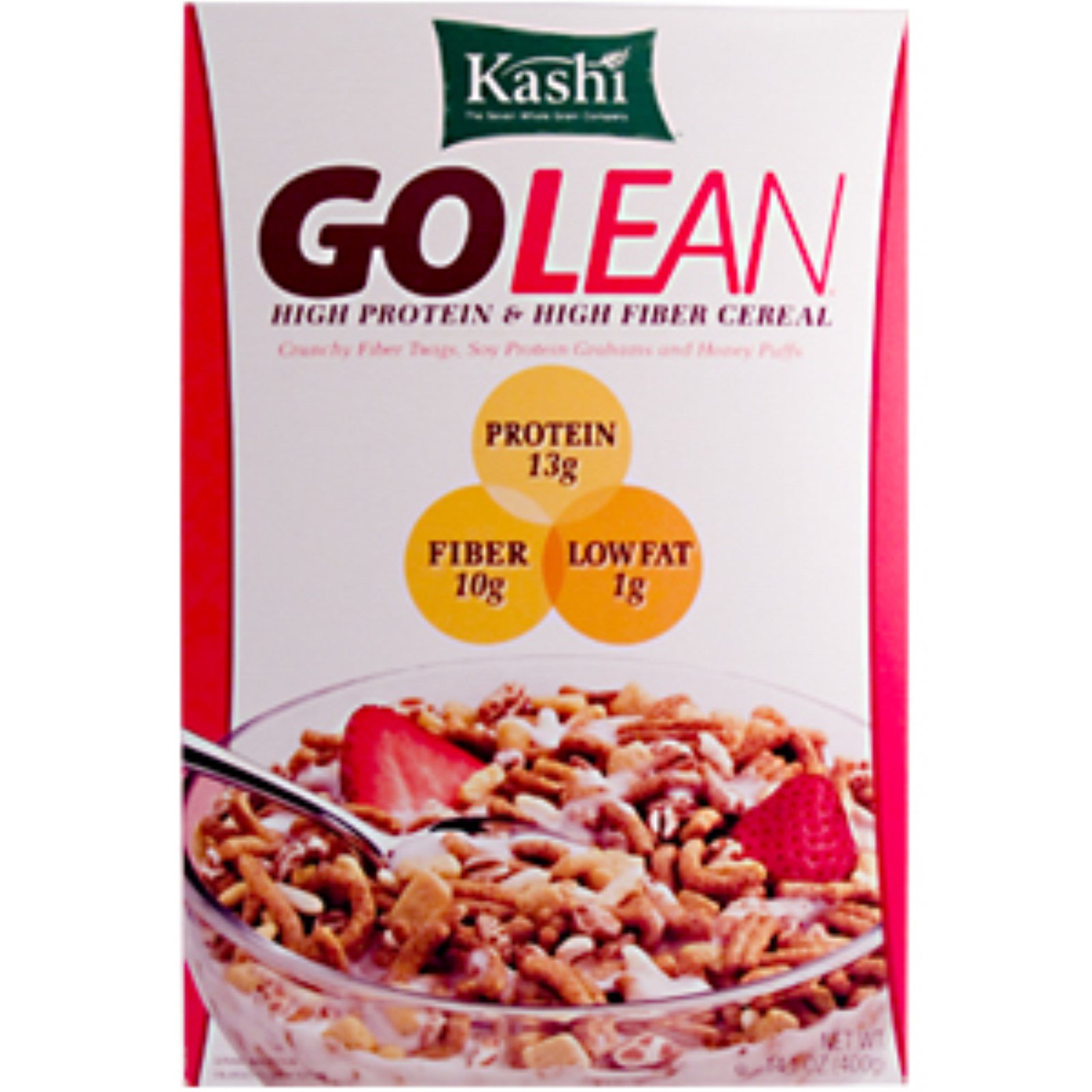 Kashi, GoLean, High Protein & High Fiber Cereal, 14.1 oz (400 g) iHerb