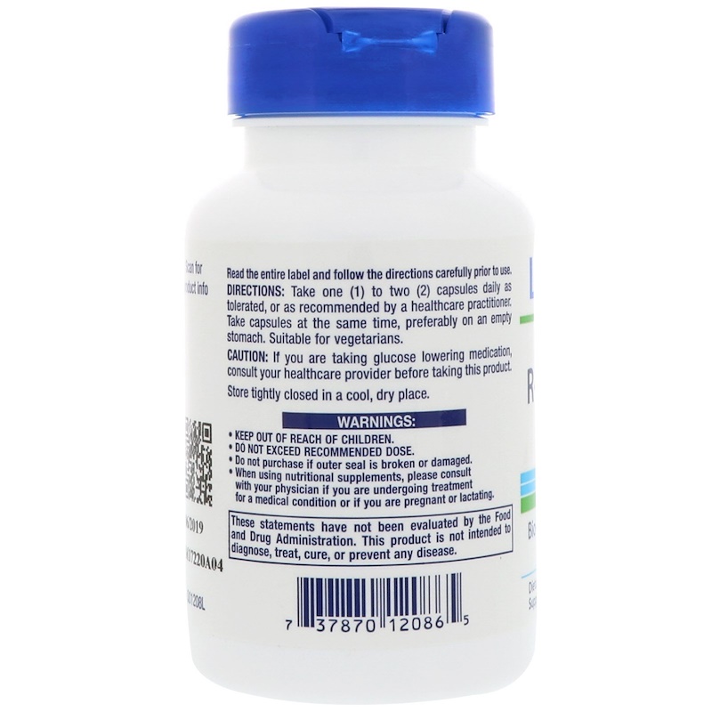 Life Extension, Super RLipoic Acid, 240 mg, 60 Vegetarian Capsules
