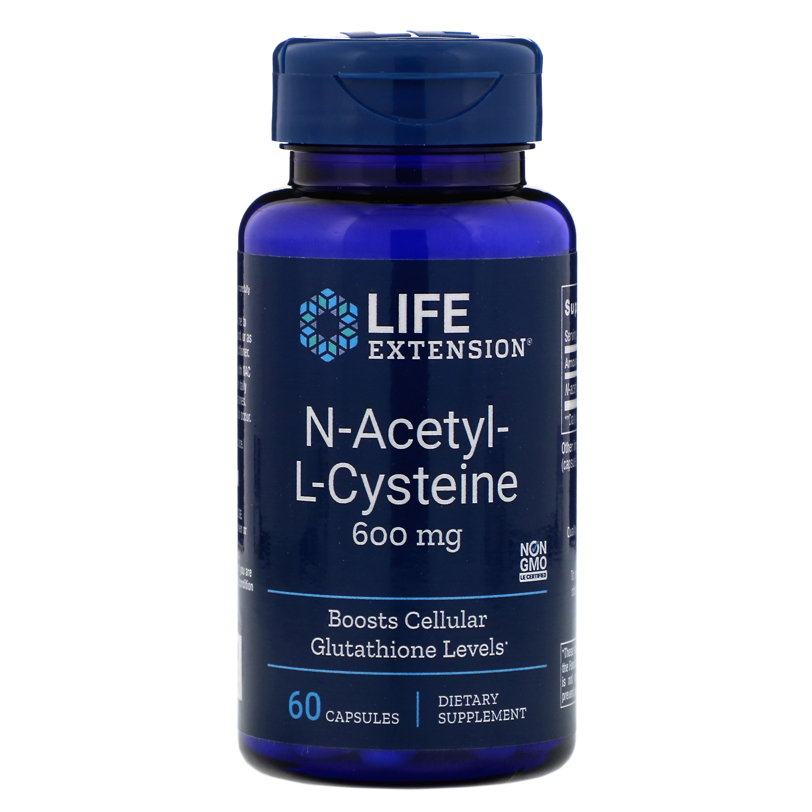Life Extension, NAcetylLCysteine, 600 mg, 60 Capsules iHerb