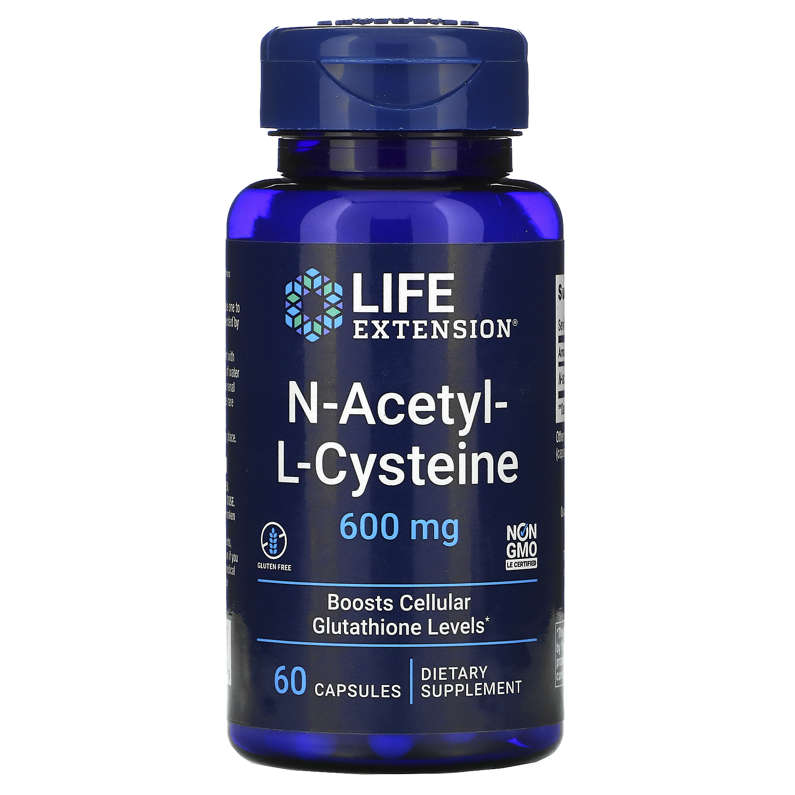 Life Extension, NAcetylLCysteine, 600 mg, 60 Capsules iHerb