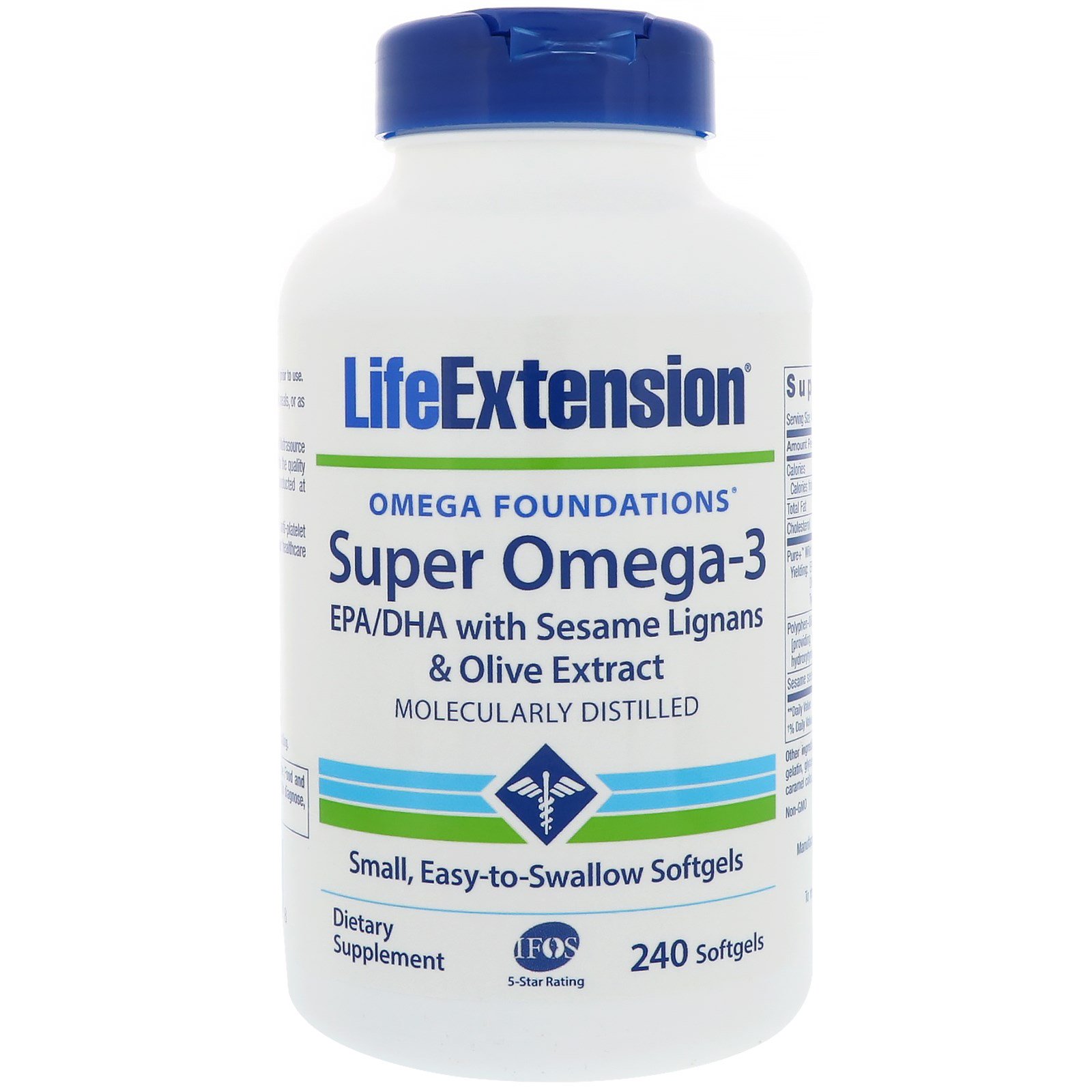 Life Extension, Omega Foundations, Super Omega3, 240 Softgels
