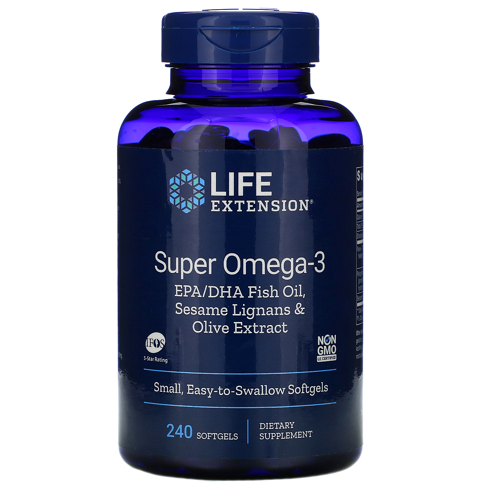Life Extension, Omega Foundations, スーパーオメガ3, 240ソフトジェル iHerb