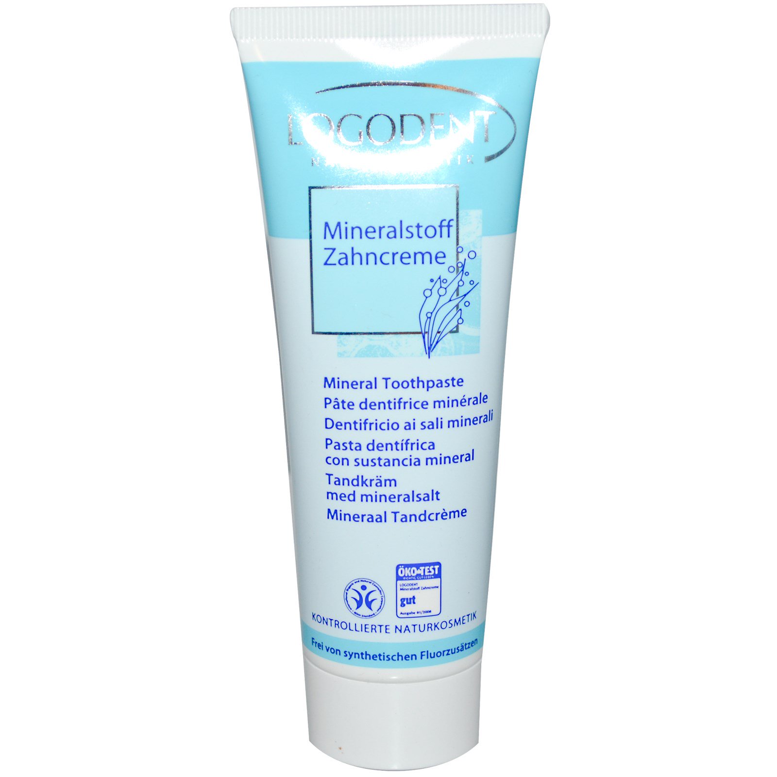 Logona Naturkosmetik, Logodent, Mineral Toothpaste, 2.5 fl oz (75 ml) iHerb
