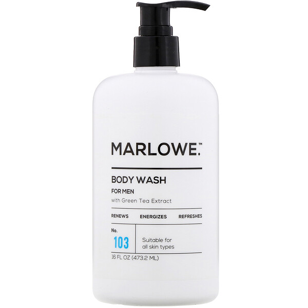 Marlowe, Men's Body Wash, No. 103, 16 fl oz (473.2 ml) iHerb