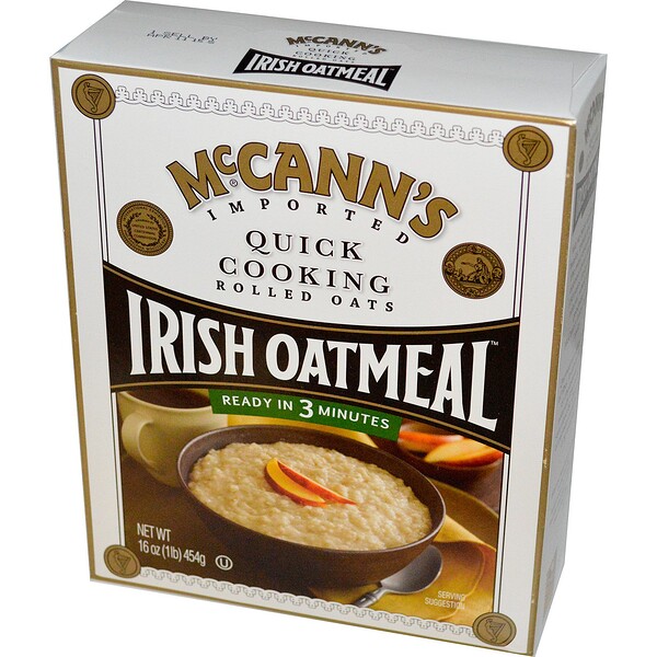 McCann's Irish Oatmeal, Quick Cooking, Rolled Oats, 16 oz (454 g) iHerb