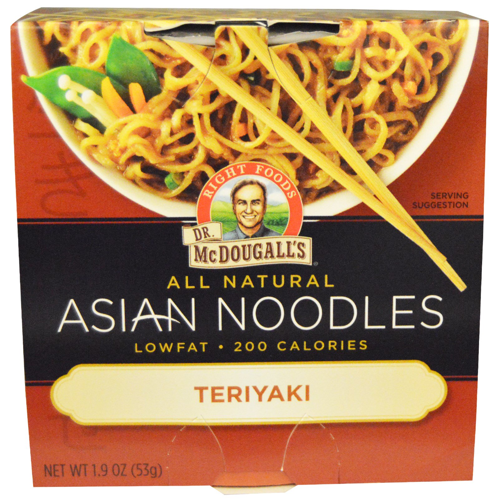 Dr. McDougall's, Asian Noodles, Teriyaki, 1.9 oz (53 g)