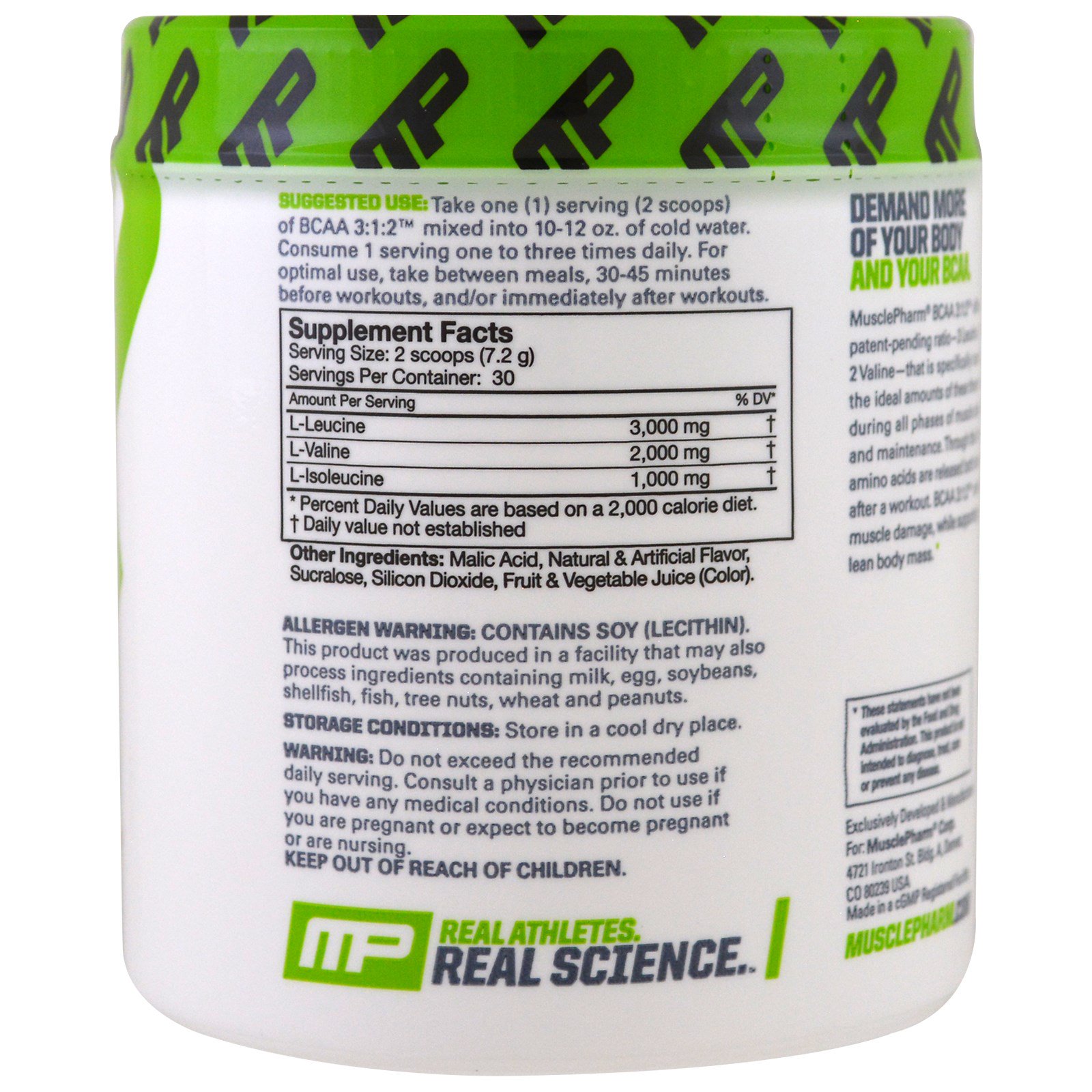 Musclepharm Bcaa Powder Nutrition Facts Besto Blog