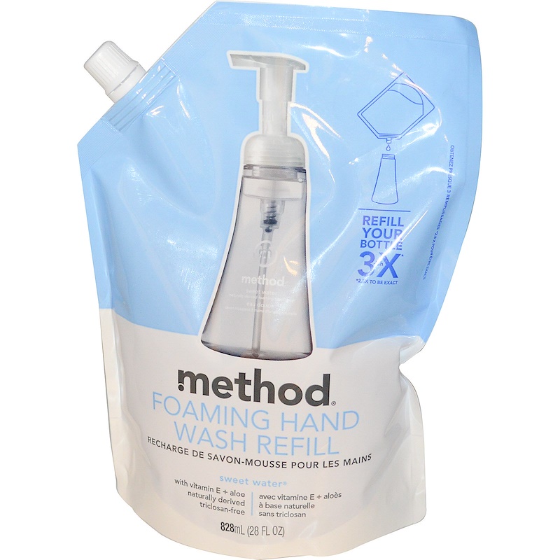 Method, Foaming Hand Wash Refill, Sweet Water, 28 fl oz (828 ml) iHerb