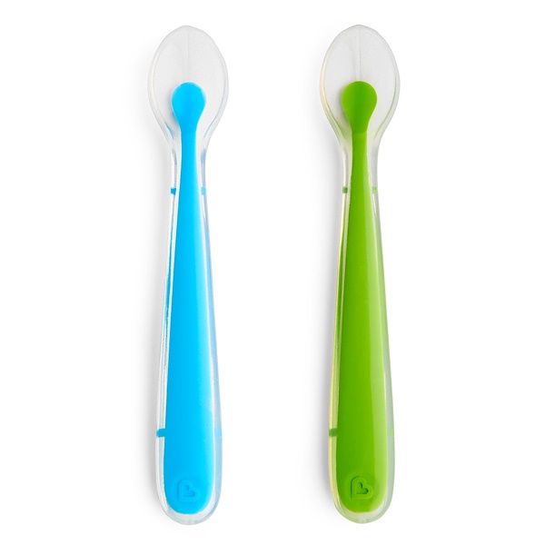 Munchkin, Silicone Spoons, 4+ Months, 2 Pack