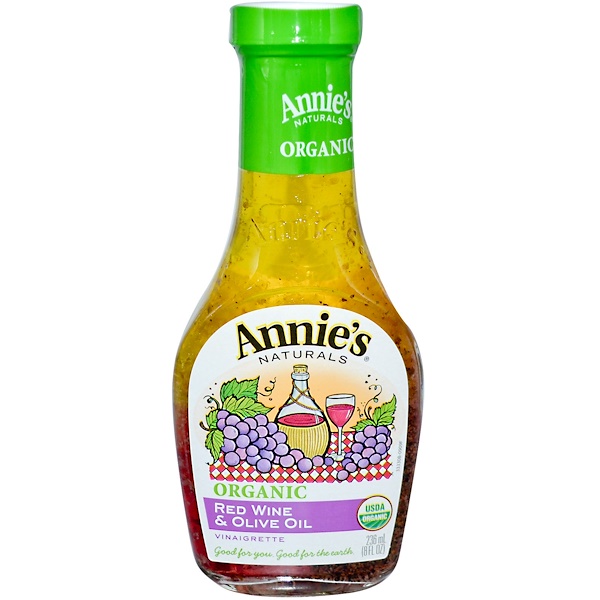 Annie's Naturals, Organic Red Wine & Olive Oil Vinaigrette, 8 fl oz