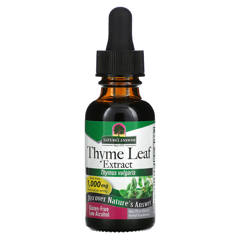 Nature's Answer, Thyme Leaf Extract, 1,000 mg, 1 fl oz (30 ml) iHerb