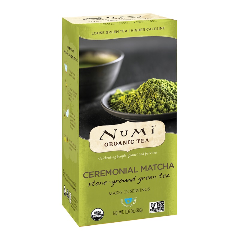 Numi Tea, Organic Tea, Loose Green Tea, Ceremonial Matcha, 1.06 oz (30