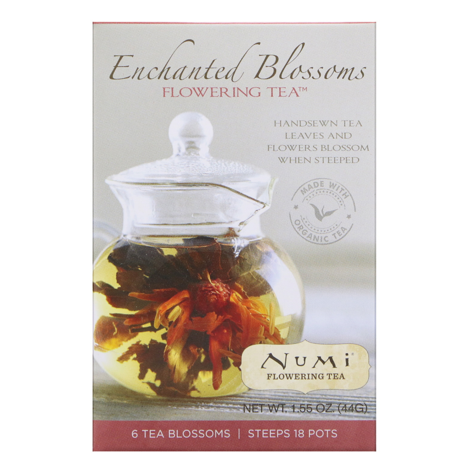 Numi Tea, Flowering Tea Set In Bamboo, 1 Tea Set iHerb
