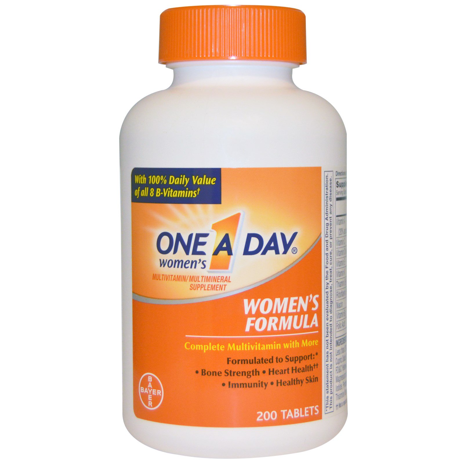 OneADay, Women's Formula, Multivitamin/Multimineral Supplement, 200