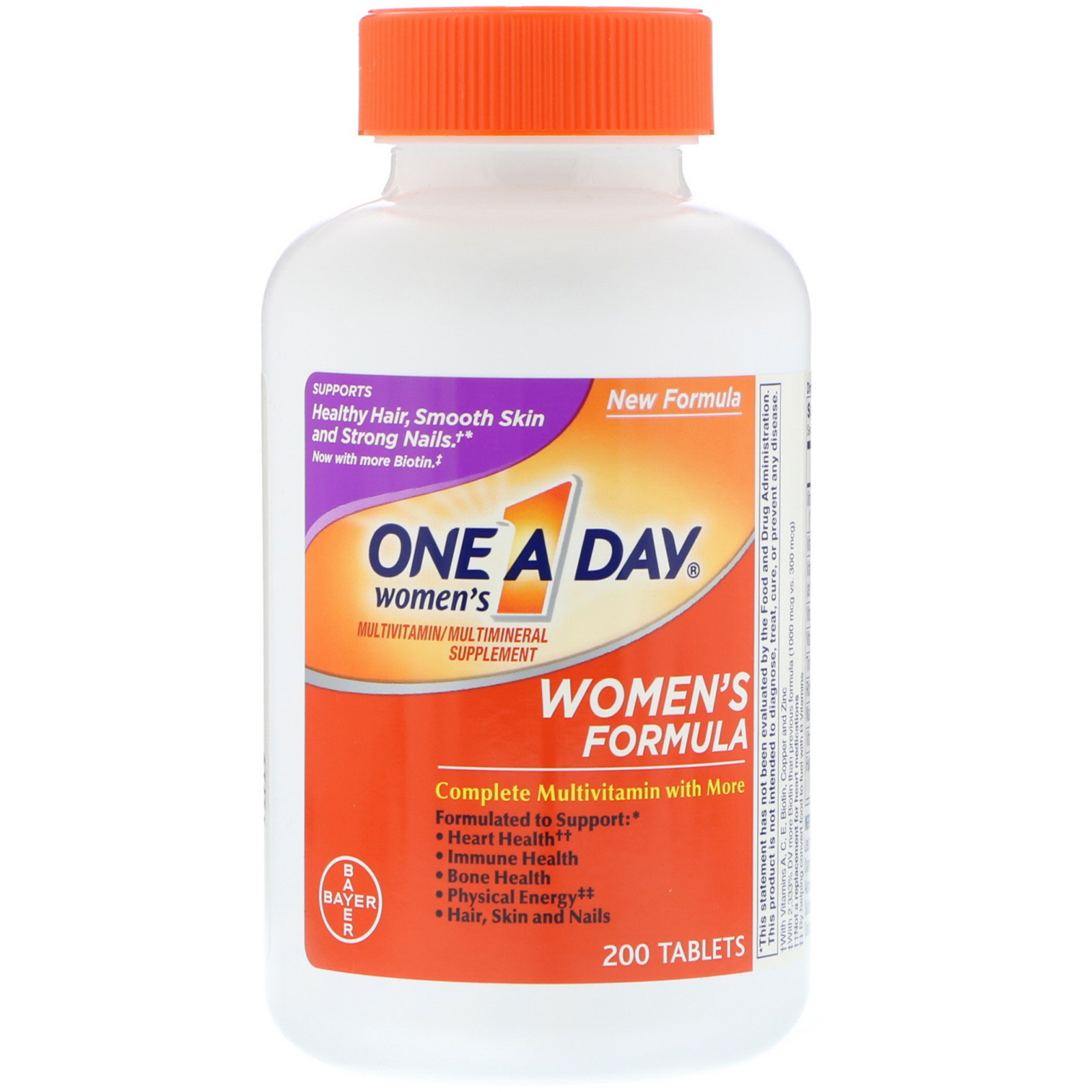 OneADay, Women's Formula, Multivitamin/Multimineral Supplement, 200