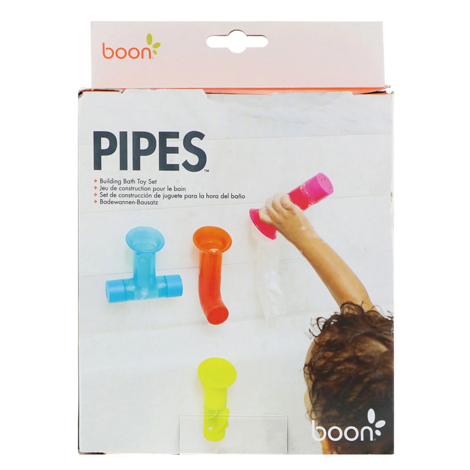 Boon, Pipes, Building Bath Toy Set, 12+ Months, 5 Bath Toys iHerb