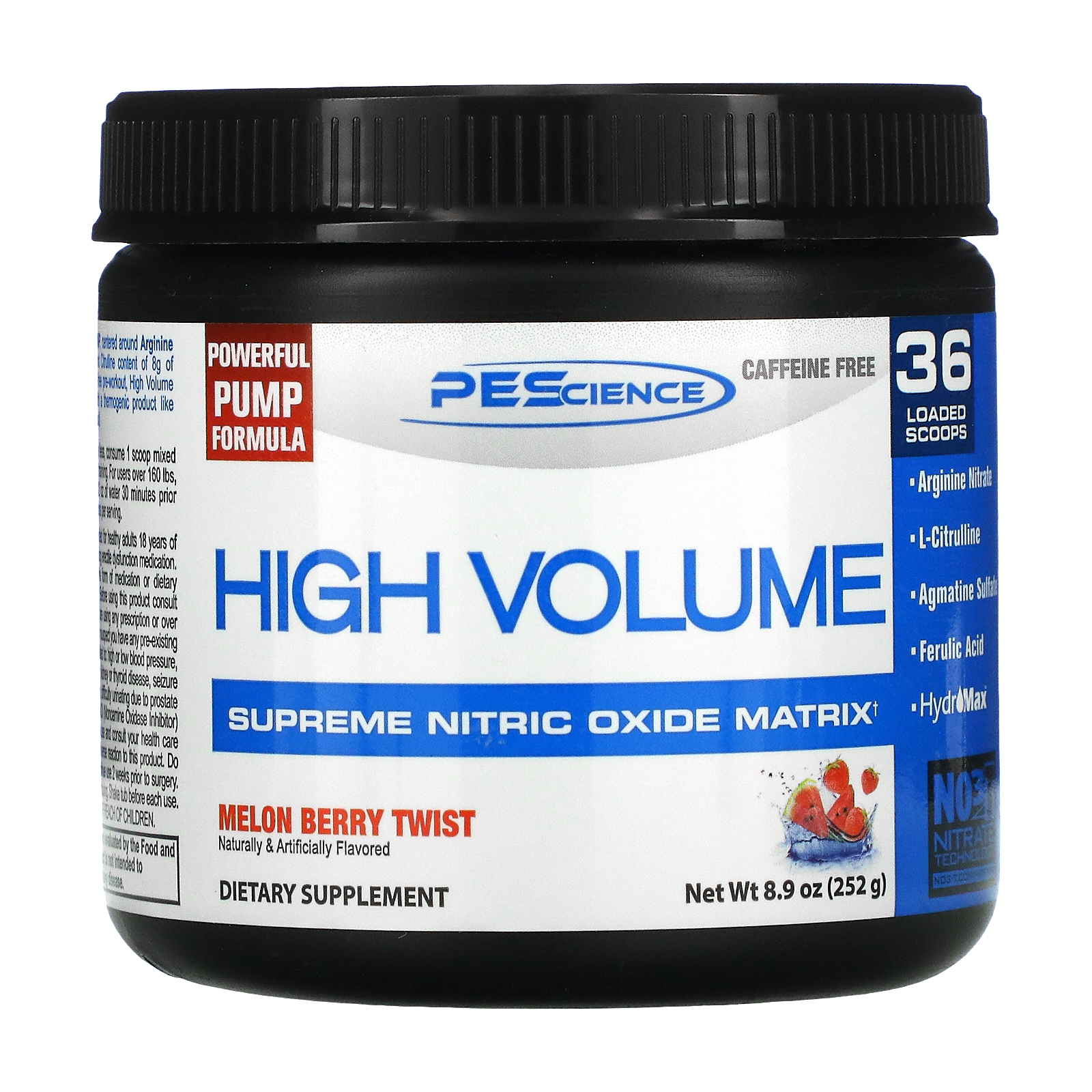 High Volume, Supreme Nitric Oxide Matrix, Melon Berry Twist, 8.9 oz