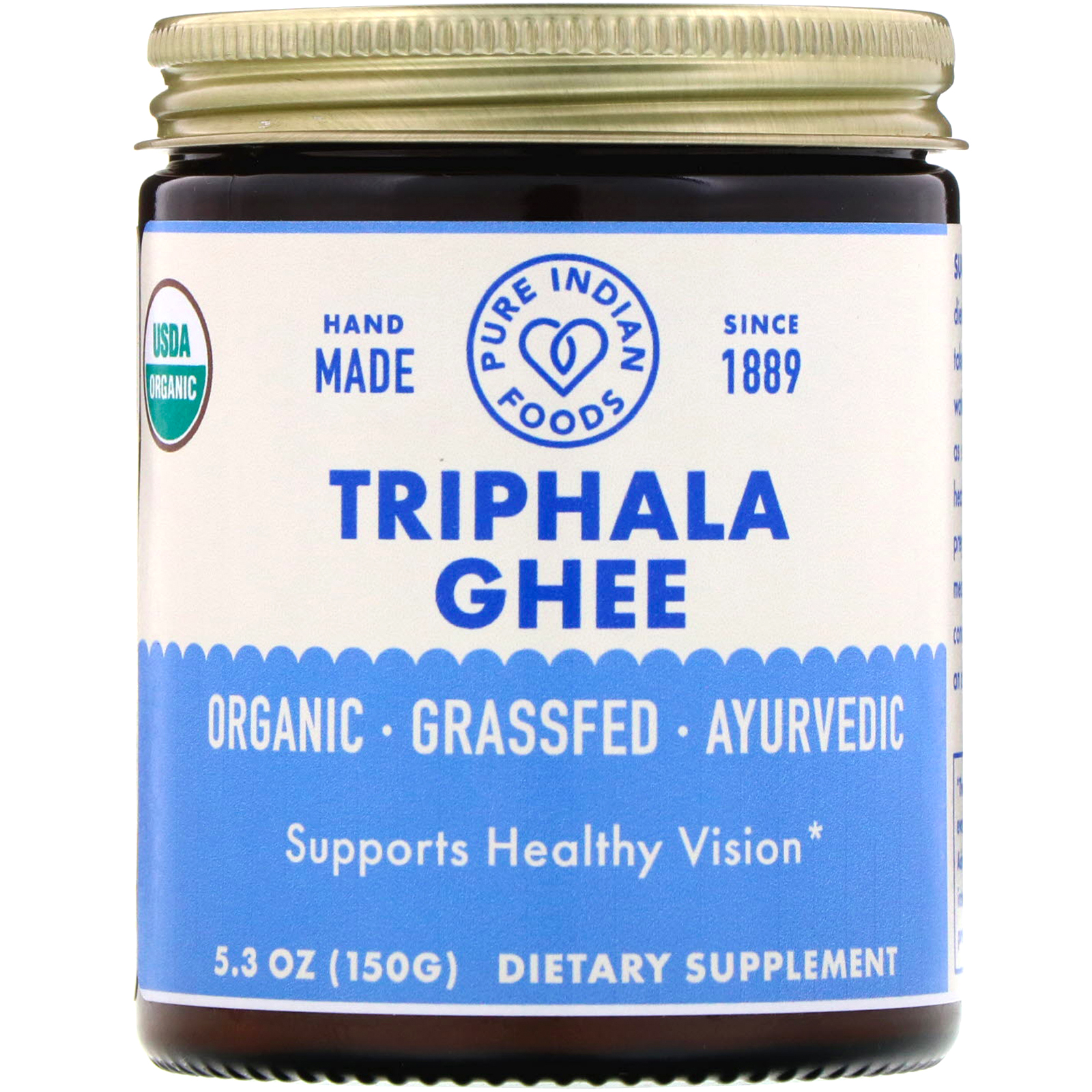 Pure Indian Foods, Organic Triphala Ghee, 5.3 oz (150 g) iHerb