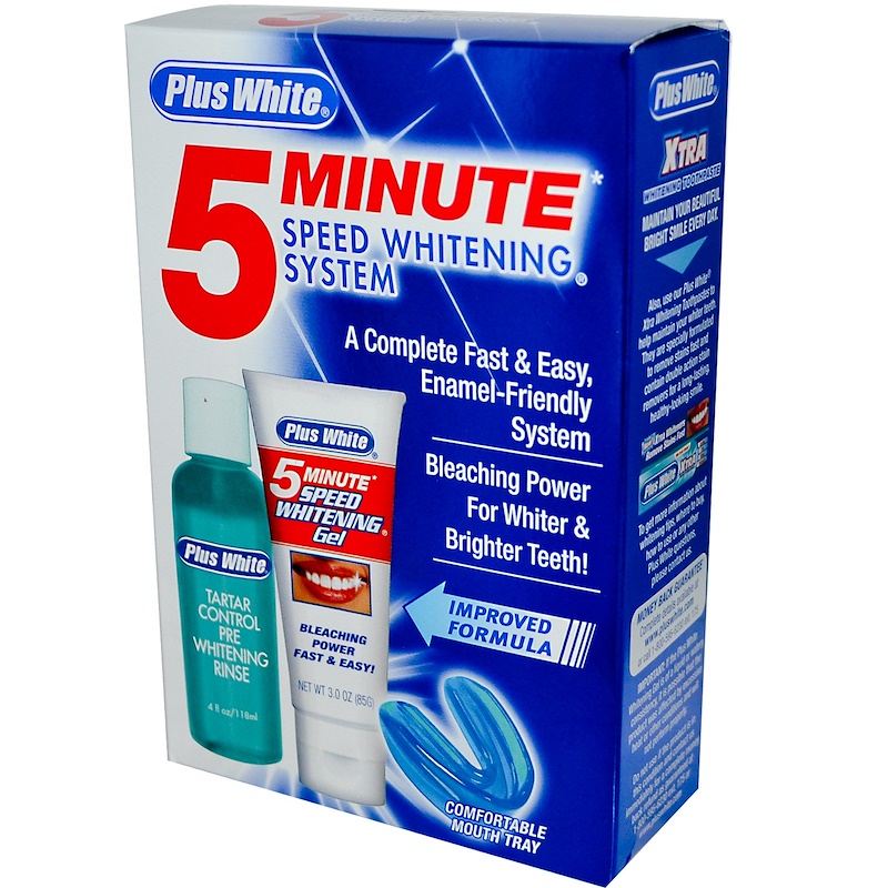 Plus White, 5Minute Speed Whitening System, 3 Piece Kit