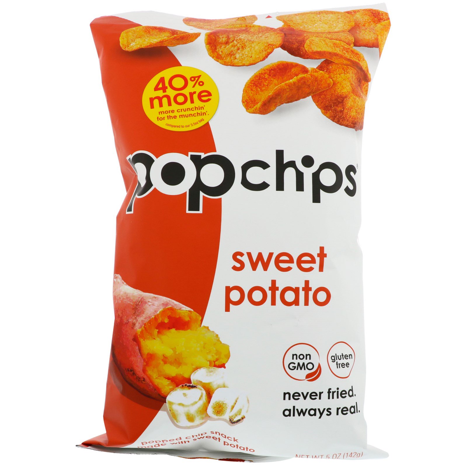 Popchips, Sweet Potato Chips, 5 oz (142 g) iHerb